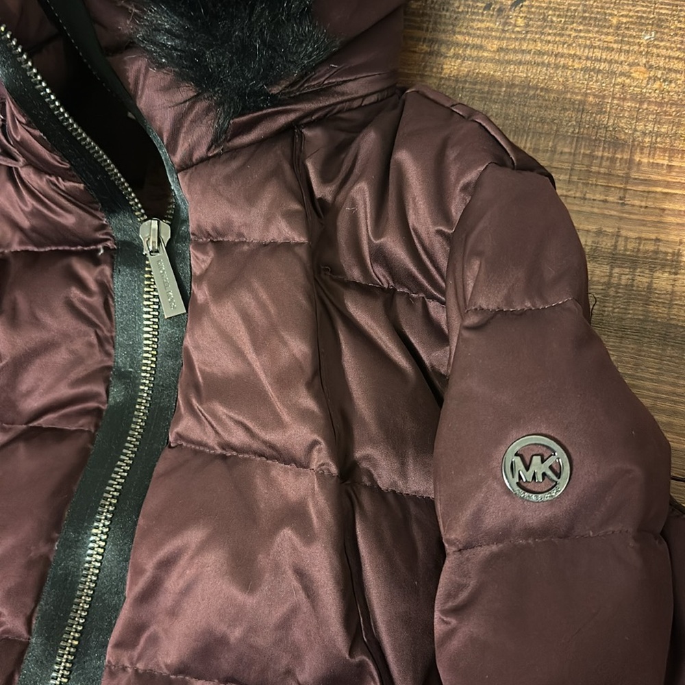 Michael Kors Burgundy Down Jacket - image 3